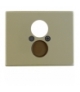 Arsys Płytka czołowa do gniazda głośnikowego, jasny brąz, metal Berker 11840001