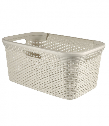 Kosz do magla Curver Natural Style 45L kremowy Curver CEN-46804