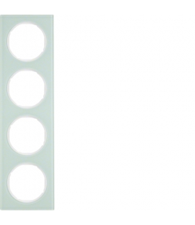 R.3 Ramka 4-krotna, szkło, biały Berker 10142209