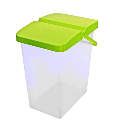 Pojemnik na proszek lub karmę 10l limonka BranQ CEN-48137