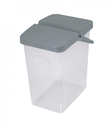 Pojemnik na proszek lub karmę 10l szary BranQ CEN-59305