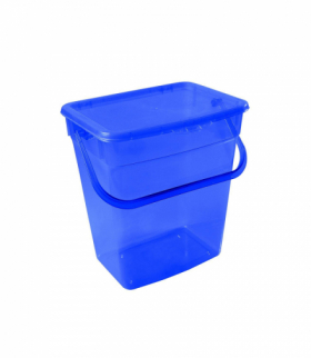 Pojemnik na proszek Plast Team 10L transparentny granatowy PLAST TEAM CEN-59972