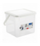 Pojemnik na proszek tabletki 3kg 4,5L przezroczysty Rotho CEN-72765