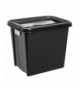 Pojemnik z pokrywą PlastTeam ProBox Recycle QR 53L czarny PLAST TEAM CEN-63851