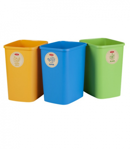 Zestaw koszy do sortowania 3x25L Curver Eco Friendly Curver CEN-71234