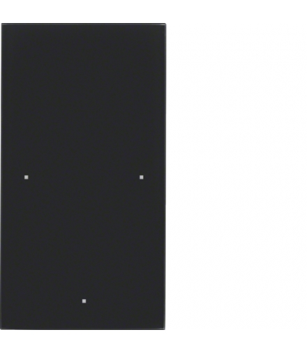 TS Sensor szklany dotykowy 1-krotny, szkło, czarny Berker 168105