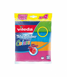 Ściereczki mikroaktywne Vileda Colors (4szt) Vileda CEN-57692