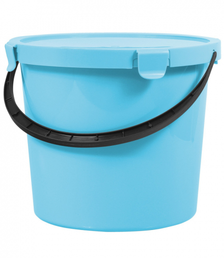 Wiadro z pokrywą Plast Team Berry 10L jasnoniebieskie PLAST TEAM CEN-59978