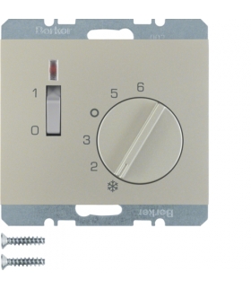 K.5 Reg. temp. pom. 24 V st. zw., el. centr., łącznikiem i diodą, stal szl, lak