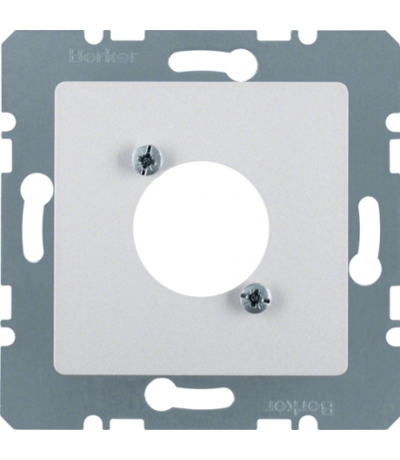 B.Kwadrat/B.7 Płytka czołowa do gniazd XLR, alu Berker 14121404