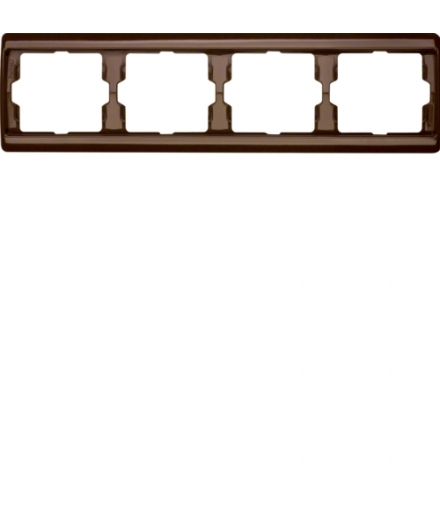Arsys Ramka 4-krotna pozioma, brązowy Berker 13830001
