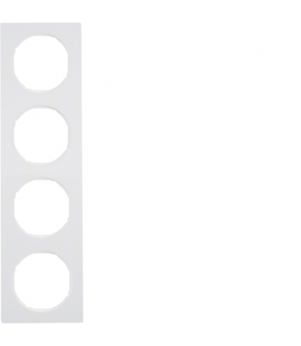 R.3 Ramka 4-krotna, biały, połysk Berker 10142289