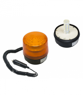 Sygnalizator optyczny led 12v magnes pomarańczowy Blow 26-429
