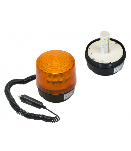 Sygnalizator optyczny led 12v magnes pomarańczowy Blow 26-429