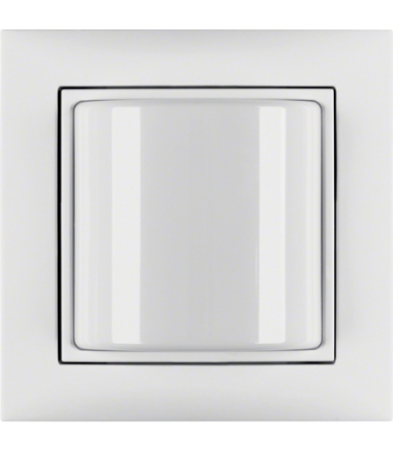 B.Kwadrat/S.1 System przywoławczy Sygnalizator świetlny z ramką, biały połysk Berker 52038989