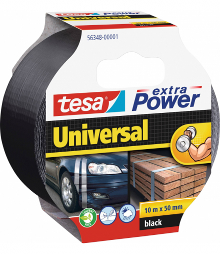 Taśma naprawcza extrapower 10m:50mm, czarna stand Tesa HXC56341