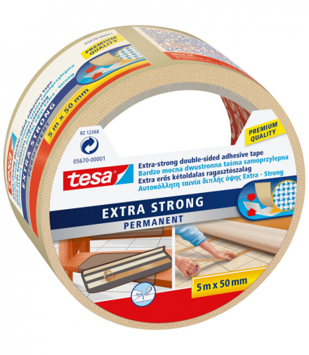 Taśma dwustronna do wykładzin mocna 5m:50mm Tesa H0567001