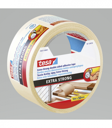 Taśma dwustronna do wykładzin mocna 10m:50mm stand Tesa HXC05671