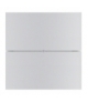 B.IQ Przycisk 2-krotny standard, aluminium