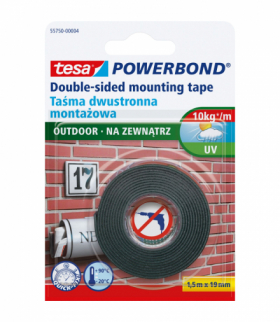 Taśma montaż.dwustr.pian.na zew.5m:19mm (do 1kg na 10cm) pro Tesa H6675105