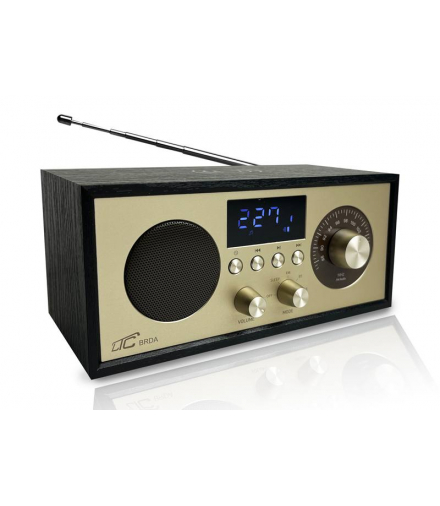 Radio przenośne Brda FM/BT/USB akum.2200mAh,10W,ładowanie indukcyjne telefonu,czarno-złote LTC LXLTC511C