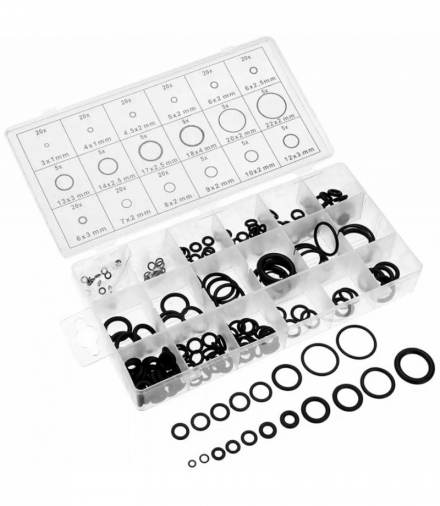 Zestaw oringów kasetka 225szt ATL AG859
