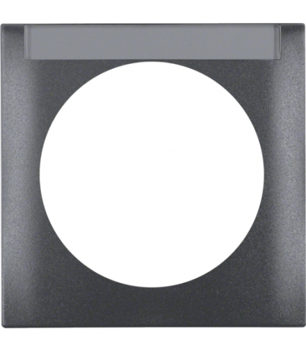 Integro Flow Ramka 1-krotna z polem opisowym, antracyt, mat Berker 918032505