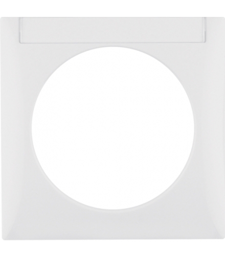 Integro Flow Ramka 1-krotna z polem opisowym, biały, połysk Berker 918032509