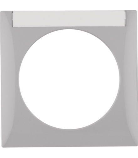 Integro Flow Ramka 1-krotna z polem opisowym, szary, połysk Berker 918032507