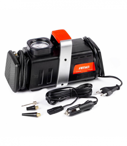 Kompresor samochodowy pompka 12v 230v acomp-02 amio-01134 AMiO AMI-01134