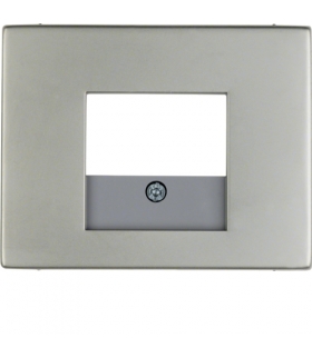 K.5 Płytka czołowa do gniazda głośnikowego i gniazda ładowania USB, stal szlachetna Berker 10357004