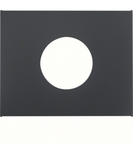 K.1 Płytka czołowa do łącznika i sygnalizatora świetlnego E10, antracyt mat, lakierowany Berker 11657006