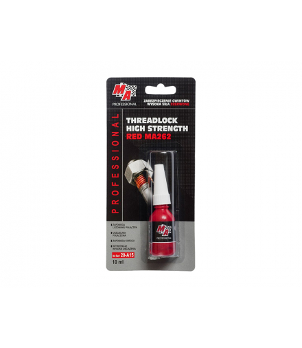 Środek do zabezpieczenia gwintów czerwony - trwały 10 ml blister Moje Auto Blow 52-175