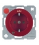 R.1/R.3 Gniazdo SCHUKO z diodą kontrolną LED czerwony, połysk Berker 41102022