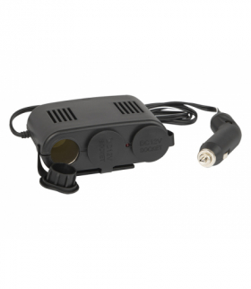 Rozgałęźnik zapalniczki samochodowej 1xwtyk/3xgniazdo+kabel cs-31 Blow 96-866