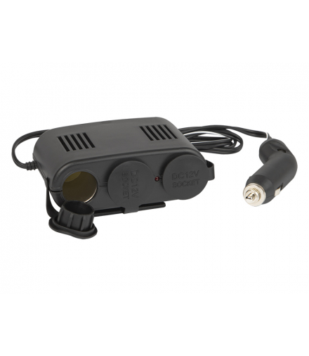 Rozgałęźnik zapalniczki samochodowej 1xwtyk/3xgniazdo+kabel cs-31 Blow 96-866