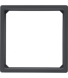 Q.x Pierścień adaptacyjny do płytki czołowej 50 x 50 mm antracyt, aksamit Berker 11096076
