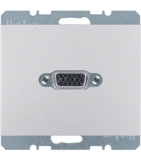 K.5 Gniazdo VGA, zaciski śrubowe, alu Berker 3315417003