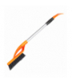 Szczotka zmiotka skrobaczka do szyb śniegu lodu isb5 z uchwytem softgrip 770mm KUFIETA AMI-01464