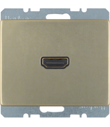 Arsys Gniazdo HDMI, jasny brąz, lakierowany Berker 3315429011