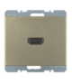 Arsys Gniazdo HDMI, jasny brąz, lakierowany Berker 3315429011