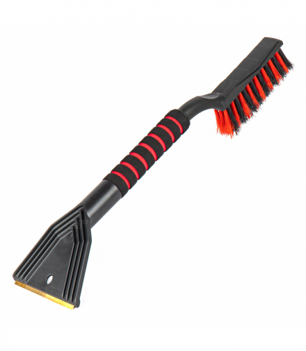 Szczotka zmiotka skrobaczka do szyb śniegu lodu mosiężna nice touch nt 50 cm TOM PAR AMI-T09848