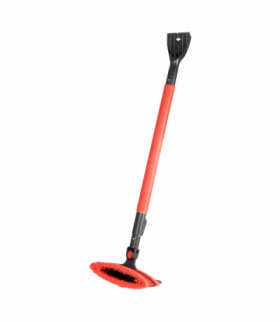 Szczotka zmiotka skrobaczka do szyb śniegu lodu teleskopowa ze ściągaczką wody 98-134 cm amio-04147 AMiO AMI-04147
