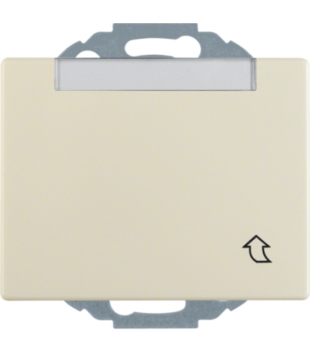 Arsys Gniazdo SCHUKO z pokrywą i polem opisowym, z podwyższoną ochroną styków, kremowy Berker 47480002