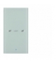 KNX TS Sensor dotykowy 1-krotny konfigurowalny, szkło, białe