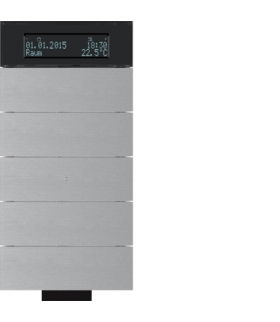 B.IQ Przycisk IR 5-kr z reg. temp. i wyśw. aluminium