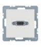 B.x/S.1 Gniazdo VGA, biały, połysk Berker 3315408989