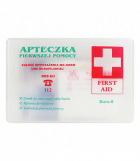 Apteczka Pierwszej Pomocy B-Euro-8 przezroczysta GODMAR AMI-G55780