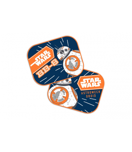 Zasłonki boczne 2 szt 44*35cm star wars bb8 SEVEN AMI-S59315