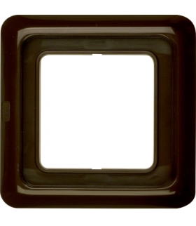 IP44 Ramka 1-krotna z uszczelką, brązowy, p/t Berker 132801